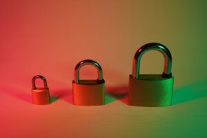 A photo of three locked padlocks in a row, for “The Appetite for Alternative Assets Keeps Increasing